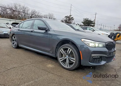 2019 BMW 740 I z USA, uszkodzony, nr VIN WBA7E2C55KB217941